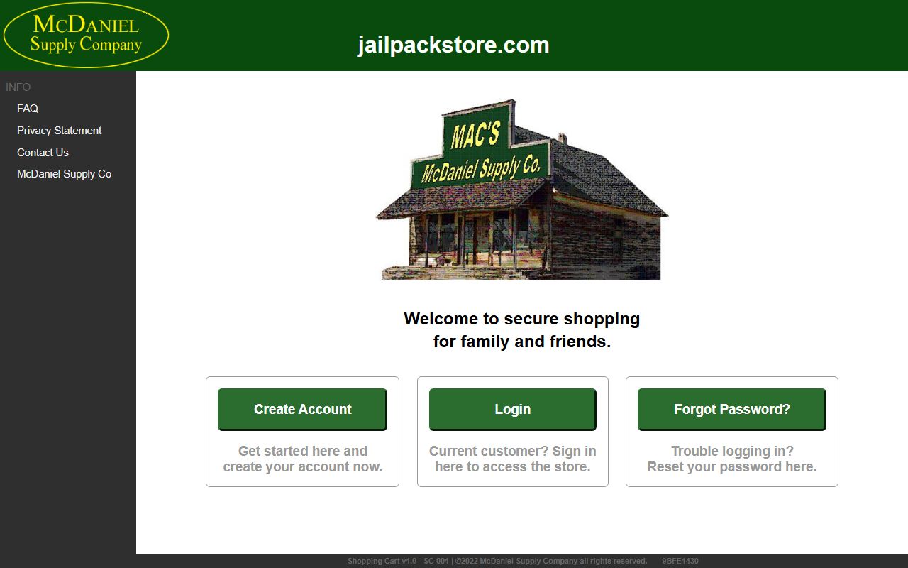 Jailpackstore inmate deposit service linked from Sampson County detention information